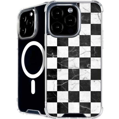 Checkered Marble iPhone 16 Pro MagSafe Case